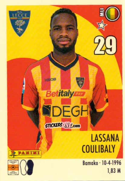 Sticker Lassana Coulibaly - Calciatori 2024-2025 n. 312 - Panini