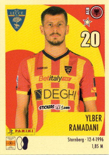 Sticker Ylber Ramadani - Calciatori 2024-2025 n. 314 - Panini