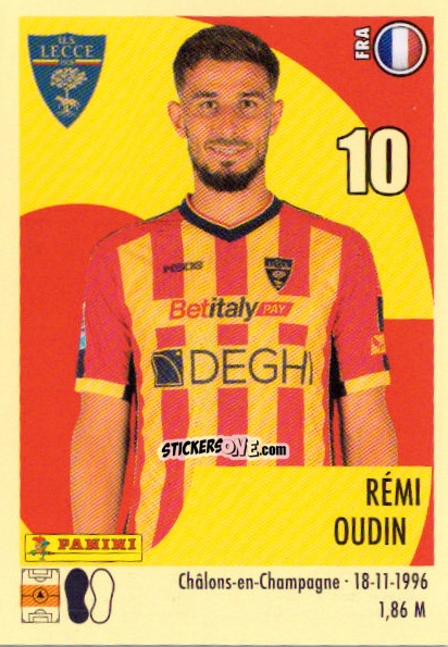 Sticker Rémi Oudin - Calciatori 2024-2025 n. 315 - Panini