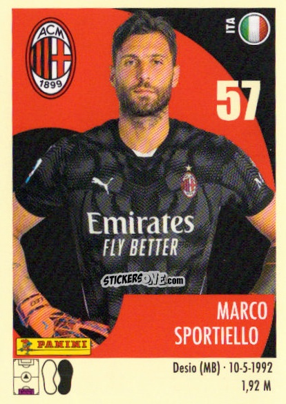 Sticker Marco Sportiello - Calciatori 2024-2025 n. 330 - Panini