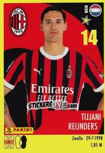 Sticker Tijjani Reijnders - Calciatori 2024-2025 n. 339 - Panini