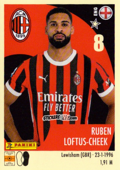 Sticker Ruben Loftus-Cheek - Calciatori 2024-2025 n. 342 - Panini