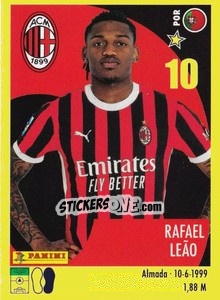 Sticker Rafael Leão - Calciatori 2024-2025 n. 346 - Panini