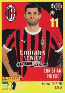 Sticker Christian Pulisic - Calciatori 2024-2025 n. 347 - Panini
