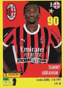 Sticker Tammy Abraham - Calciatori 2024-2025 n. 348 - Panini