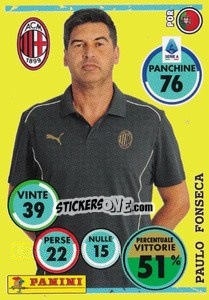 Sticker Paulo Fonseca (Allenatore) - Calciatori 2024-2025 n. 349 - Panini