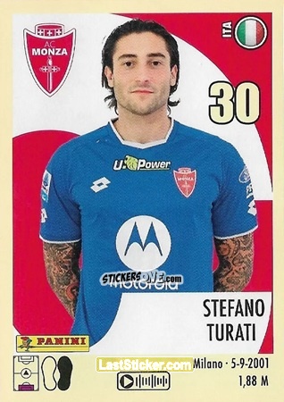 Sticker Stefano Turati - Calciatori 2024-2025 n. 356 - Panini