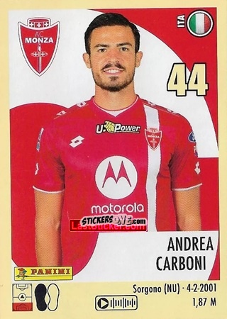 Sticker Andrea Carboni - Calciatori 2024-2025 n. 361 - Panini