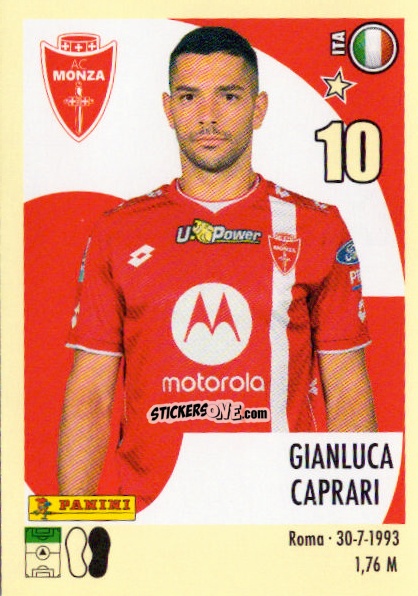 Sticker Gianluca Caprari - Calciatori 2024-2025 n. 372 - Panini