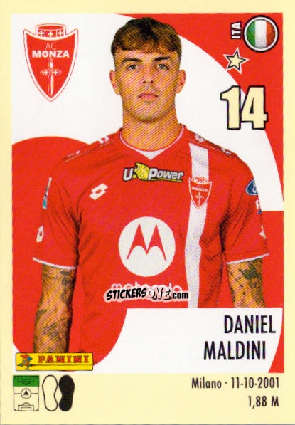 Sticker Daniel Maldini - Calciatori 2024-2025 n. 373 - Panini