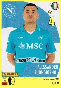 Sticker Alessandro Buongiorno - Calciatori 2024-2025 n. 385 - Panini