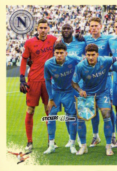 Cromo Squadra Napoli - Calciatori 2024-2025 n. 404 - Panini