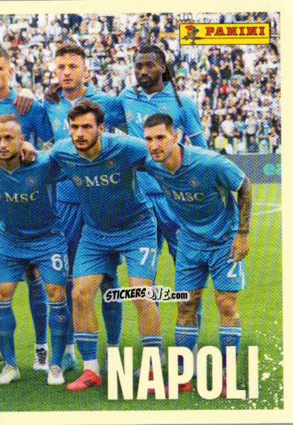 Cromo Squadra Napoli - Calciatori 2024-2025 n. 405 - Panini