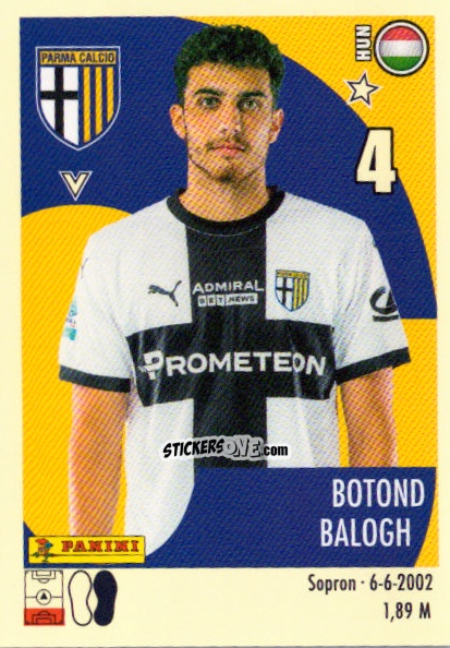 Sticker Botond Balogh - Calciatori 2024-2025 n. 413 - Panini