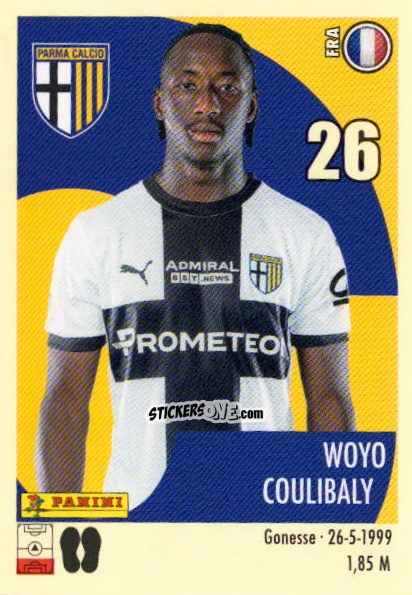 Sticker Woyo Coulibaly - Calciatori 2024-2025 n. 416 - Panini