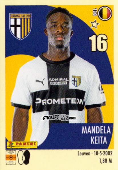 Sticker Mandela Keita - Calciatori 2024-2025 n. 422 - Panini