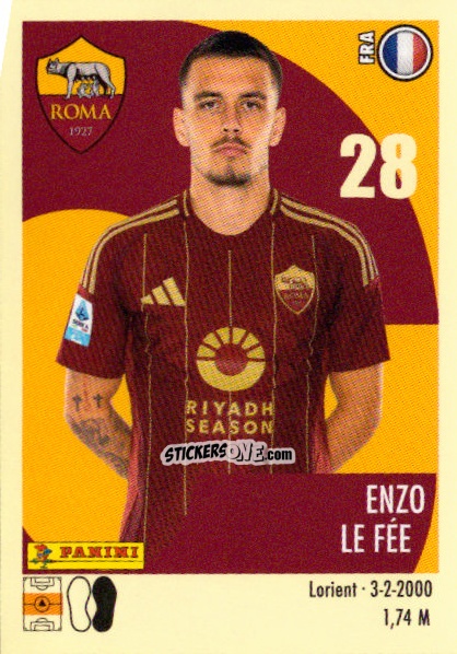 Figurina Enzo Le Fée - Calciatori 2024-2025 n. 451 - Panini