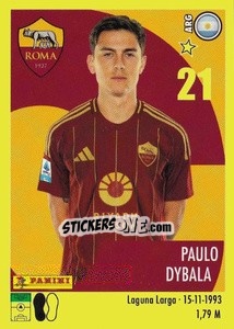 Sticker Paulo Dybala - Calciatori 2024-2025 n. 453 - Panini