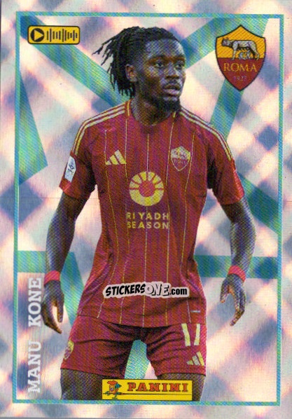 Sticker Manu Koné (Stars) - Calciatori 2024-2025 n. 461 - Panini