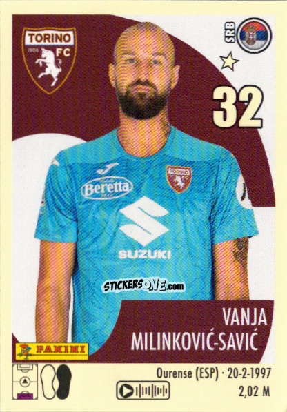 Sticker Vanja Milinković-Savić - Calciatori 2024-2025 n. 464 - Panini