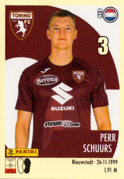 Sticker Perr Schuurs - Calciatori 2024-2025 n. 466 - Panini