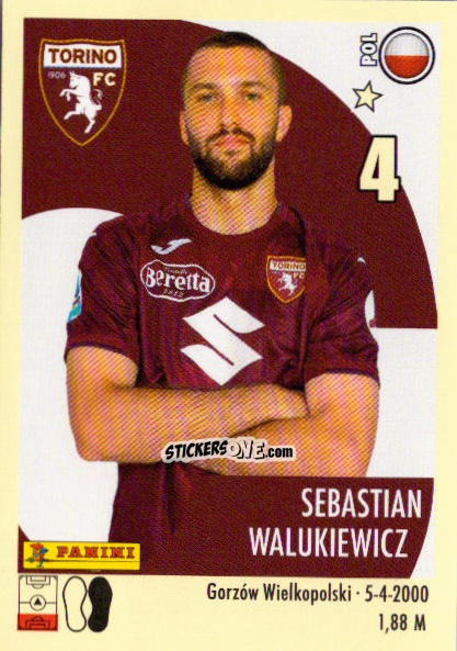 Sticker Sebastian Walukiewicz - Calciatori 2024-2025 n. 468 - Panini