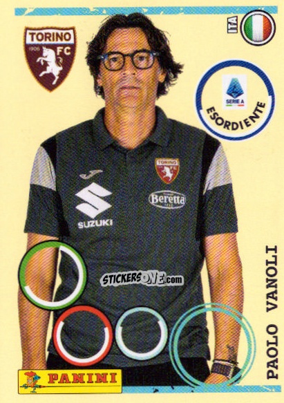 Sticker Paolo Vanoli (Allenatore) - Calciatori 2024-2025 n. 484 - Panini