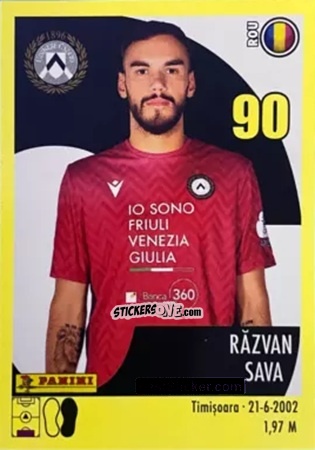 Sticker Răzvan Sava - Calciatori 2024-2025 n. 492 - Panini