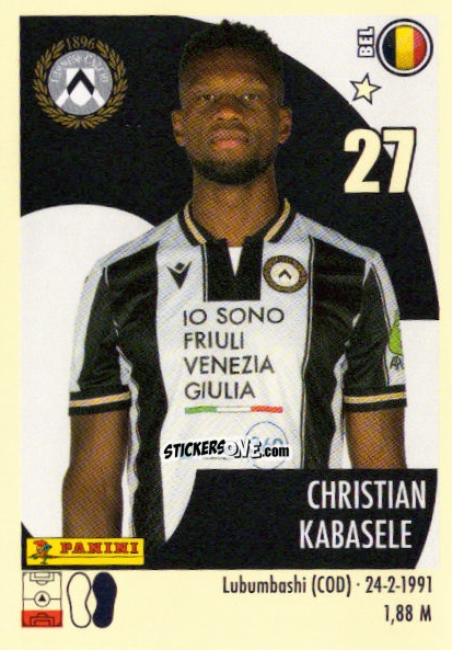 Sticker Christian Kabasele - Calciatori 2024-2025 n. 494 - Panini
