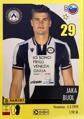 Sticker Jaka Bijol - Calciatori 2024-2025 n. 499 - Panini