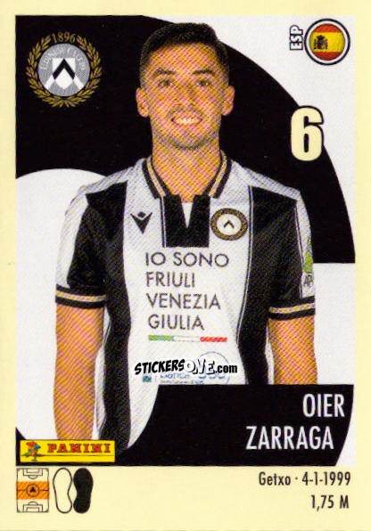 Sticker Oier Zarraga - Calciatori 2024-2025 n. 501 - Panini