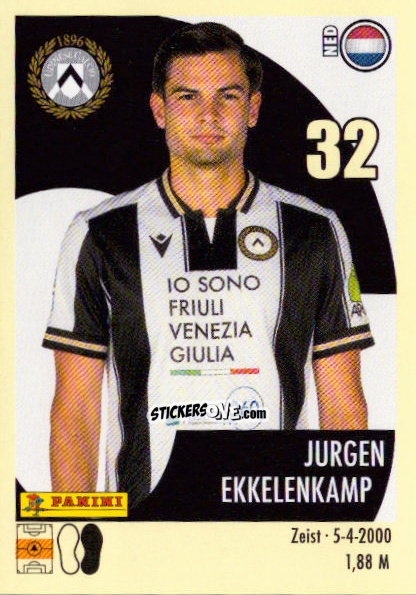 Sticker Jurgen Ekkelenkamp - Calciatori 2024-2025 n. 503 - Panini