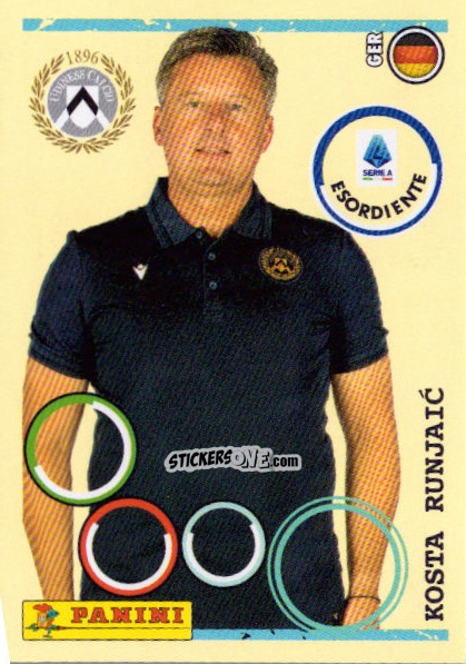 Sticker Kosta Runjaić (Allenatore) - Calciatori 2024-2025 n. 511 - Panini