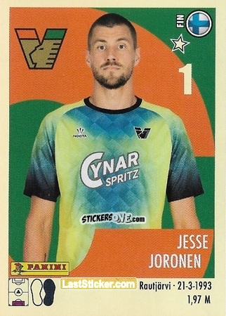 Sticker Jesse Joronen - Calciatori 2024-2025 n. 518 - Panini
