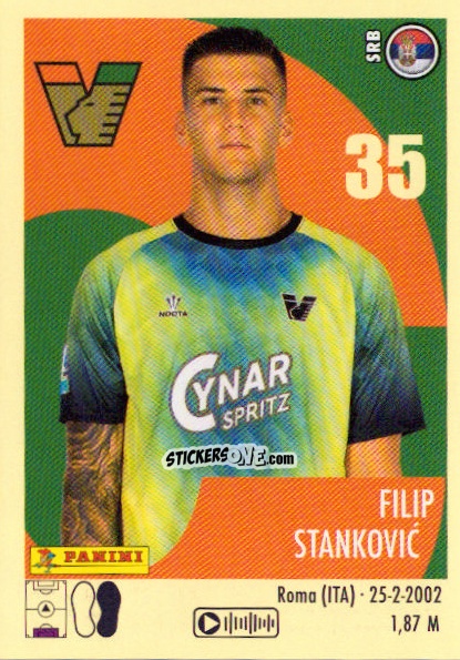 Sticker Filip Stanković - Calciatori 2024-2025 n. 519 - Panini