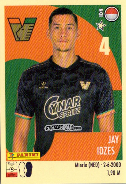 Sticker Jay Idzes - Calciatori 2024-2025 n. 521 - Panini