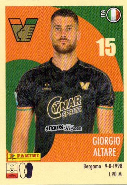 Sticker Giorgio Altare - Calciatori 2024-2025 n. 522 - Panini