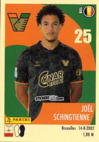 Sticker Joël Schingtienne - Calciatori 2024-2025 n. 523 - Panini