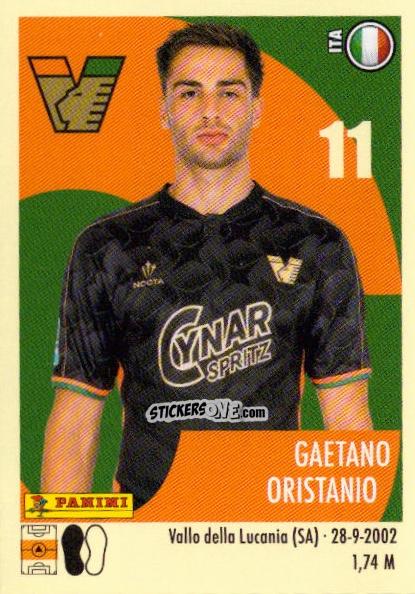 Sticker Gaetano Oristanio - Calciatori 2024-2025 n. 533 - Panini