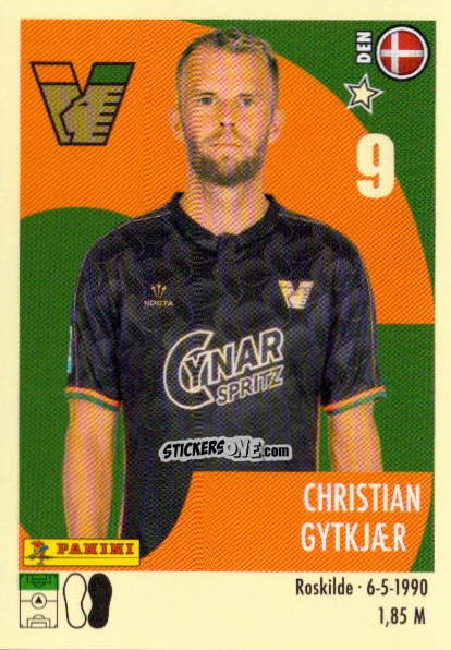 Sticker Christian Gytkjær - Calciatori 2024-2025 n. 536 - Panini