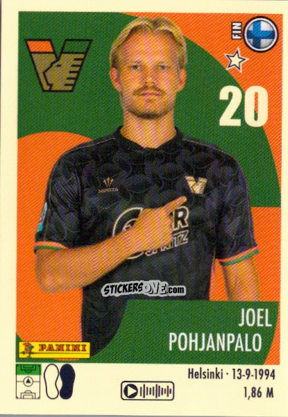 Sticker Joel Pohjanpalo - Calciatori 2024-2025 n. 537 - Panini