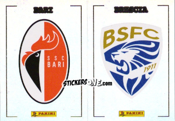 Sticker Scudetto Bari / Brescia - Calciatori 2024-2025 n. 547 - Panini