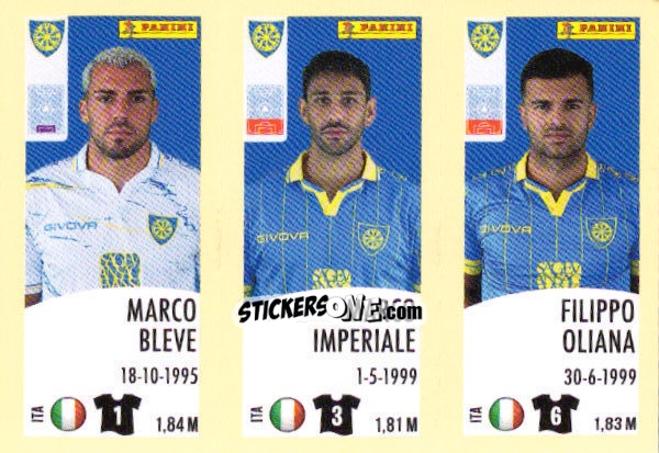 Sticker Marco Bleve / Marco Imperiale / Filippo Oliana - Calciatori 2024-2025 n. 562 - Panini