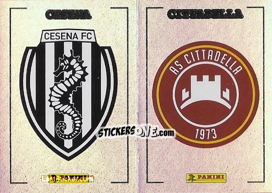 Sticker Scudetto Cesena / Cittadella - Calciatori 2024-2025 n. 573 - Panini