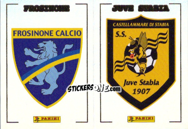 Sticker Scudetto Frosinone / Juve Stabia - Calciatori 2024-2025 n. 599 - Panini