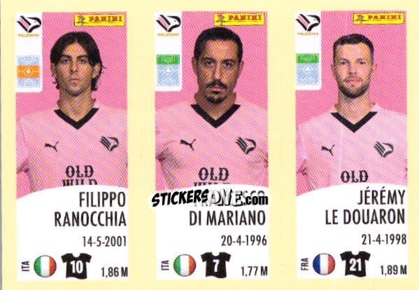 Sticker Filippo Ranocchia / Francesco Di Mariano / Jeremy Le Douaron - Calciatori 2024-2025 n. 630 - Panini