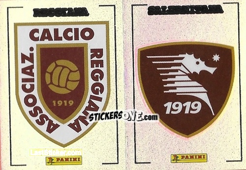 Sticker Scudetto Reggiana / Salernitana - Calciatori 2024-2025 n. 638 - Panini