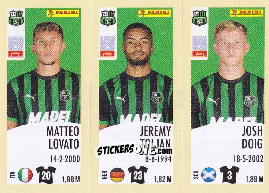 Sticker Matteo Lovato / Jeremy Toljan / Josh Doig - Calciatori 2024-2025 n. 660 - Panini
