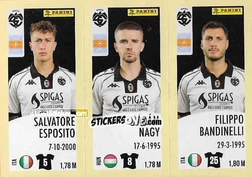 Figurina Salvatore Esposito / Ádám Nagy / Filippo Bandinelli - Calciatori 2024-2025 n. 668 - Panini