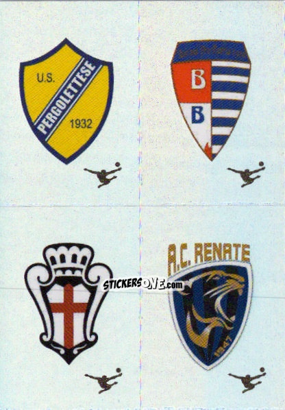 Sticker Scudetto Pergolettese / Pro Patria / Pro Vercelli / Renate - Calciatori 2024-2025 n. 686 - Panini